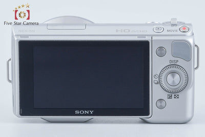 【中古】SONY ソニー α NEX-5N ズームレンズキット シルバー シャッター回数僅少