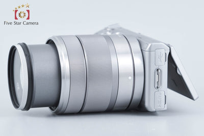 【中古】SONY ソニー α NEX-5N ズームレンズキット シルバー シャッター回数僅少