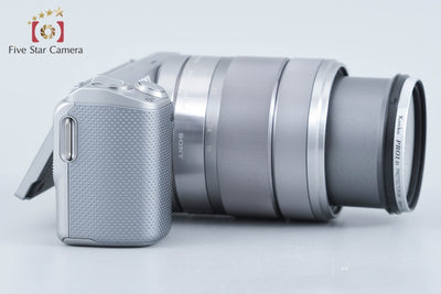 【中古】SONY ソニー α NEX-5N ズームレンズキット シルバー シャッター回数僅少