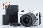 【中古】Canon キヤノン EOS M ホワイト + EF-M 15-45mm f/3.5-6.3 IS STM