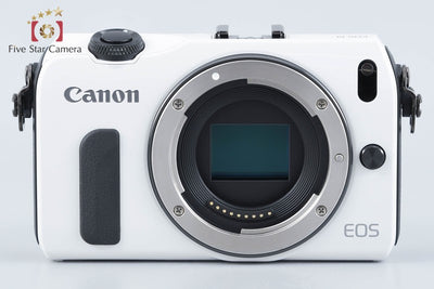 【中古】Canon キヤノン EOS M ホワイト + EF-M 15-45mm f/3.5-6.3 IS STM