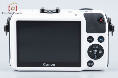 【中古】Canon キヤノン EOS M ホワイト + EF-M 15-45mm f/3.5-6.3 IS STM