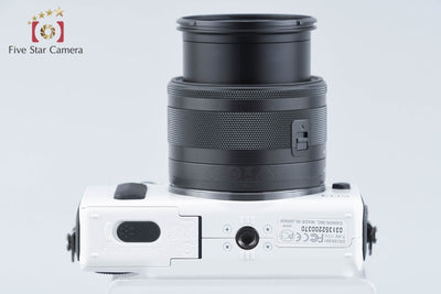 【中古】Canon キヤノン EOS M ホワイト + EF-M 15-45mm f/3.5-6.3 IS STM