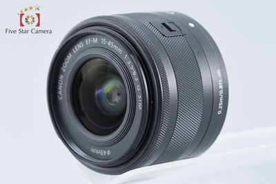 【中古】Canon キヤノン EOS M ホワイト + EF-M 15-45mm f/3.5-6.3 IS STM