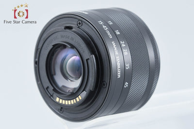 【中古】Canon キヤノン EOS M ホワイト + EF-M 15-45mm f/3.5-6.3 IS STM