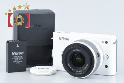 【中古】Nikon ニコン 1 J1 標準ズームレンズキット ホワイト
