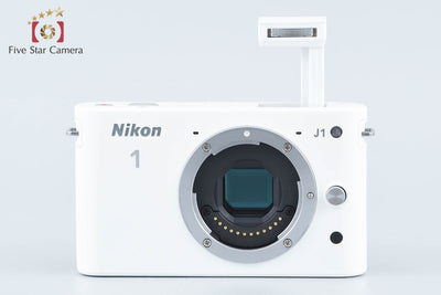 【中古】Nikon ニコン 1 J1 標準ズームレンズキット ホワイト