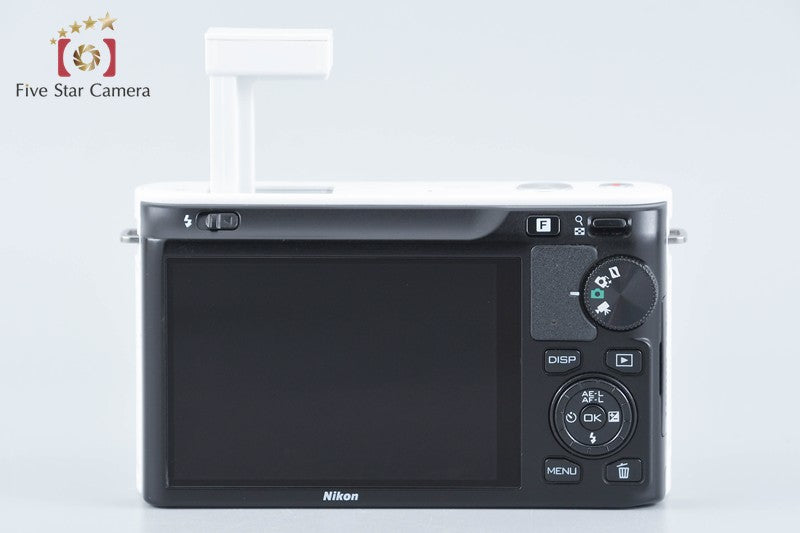 中古】Nikon ニコン 1 J1 標準ズームレンズキット ホワイト – Five