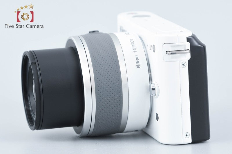 中古】Nikon ニコン 1 J1 標準ズームレンズキット ホワイト – Five
