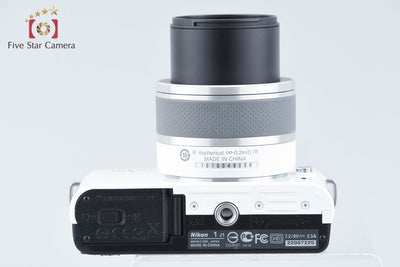 【中古】Nikon ニコン 1 J1 標準ズームレンズキット ホワイト
