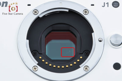 【中古】Nikon ニコン 1 J1 標準ズームレンズキット ホワイト