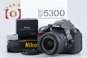 【中古】Nikon ニコン D5300 18-55 VR II レンズキット ブラック シャッター回数僅少