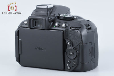 【中古】Nikon ニコン D5300 18-55 VR II レンズキット ブラック シャッター回数僅少