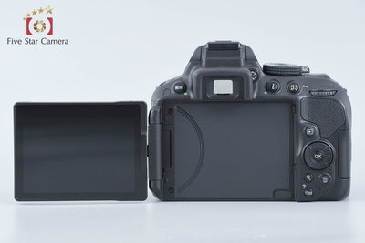 【中古】Nikon ニコン D5300 18-55 VR II レンズキット ブラック シャッター回数僅少