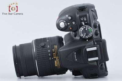 【中古】Nikon ニコン D5300 18-55 VR II レンズキット ブラック シャッター回数僅少