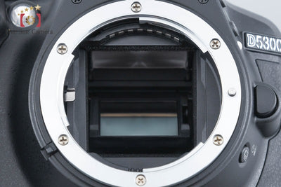 【中古】Nikon ニコン D5300 18-55 VR II レンズキット ブラック シャッター回数僅少