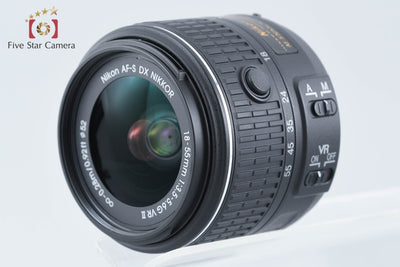 【中古】Nikon ニコン D5300 18-55 VR II レンズキット ブラック シャッター回数僅少