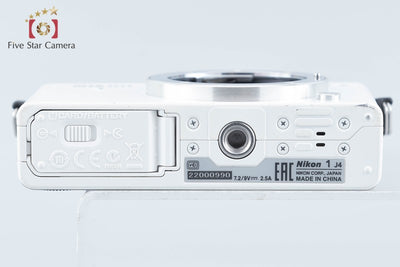 【中古】Nikon ニコン 1 J4 ホワイト ミラーレス一眼カメラ シャッター回数僅少