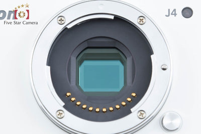 【中古】Nikon ニコン 1 J4 ホワイト ミラーレス一眼カメラ シャッター回数僅少
