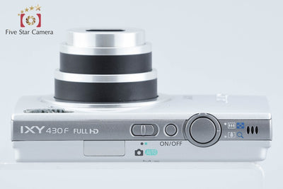 【中古】Canon キヤノン IXY 430F シルバー コンパクトデジタルカメラ 元箱付き