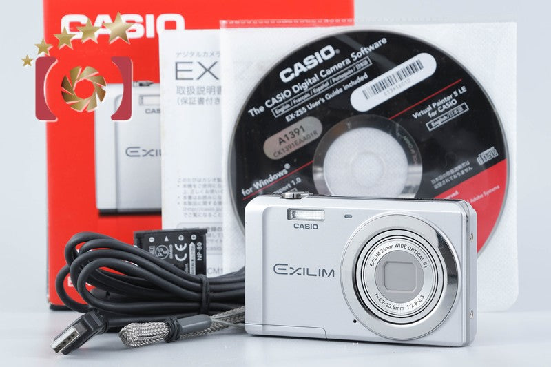 【中古】CASIO カシオ EXILIM EX-ZS5 シルバー コンパクトデジタルカメラ 元箱付き