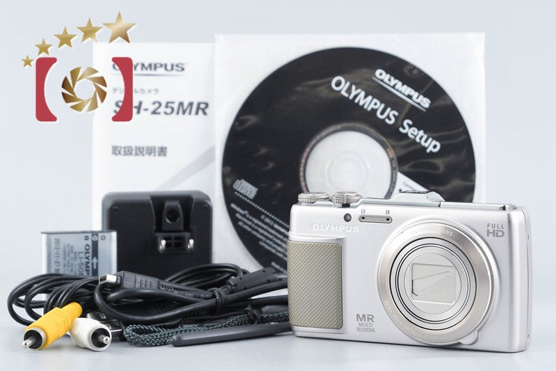 【中古】OLYMPUS オリンパス STYLUS SH-25MR ゴールド コンパクトデジタルカメラ