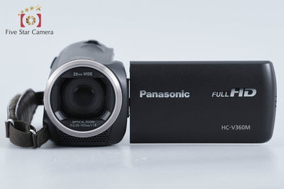 【中古】Panasonic パナソニック HC-V360M ブラック デジタルハイビジョンビデオカメラ