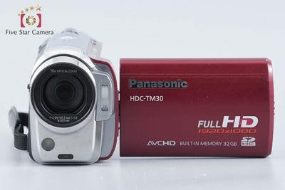 【中古】Panasonic パナソニック HDC-TM30 クランベリーレッド フルハイビジョンビデオカメラ