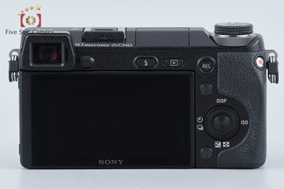 【中古】SONY ソニー α NEX-6 パワーズームレンズキット ブラック シャッター回数僅少 元箱付き 多言語対応