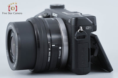 【中古】SONY ソニー α NEX-6 パワーズームレンズキット ブラック シャッター回数僅少 元箱付き 多言語対応