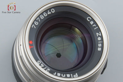 【中古】CONTAX コンタックス Carl Zeiss Planar 45mm f/2 T*
