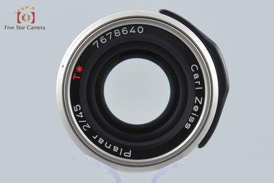 【中古】CONTAX コンタックス Carl Zeiss Planar 45mm f/2 T*