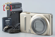 【中古】Nikon ニコン COOLPIX S9100 ソフィアゴールド コンパクトデジタルカメラ