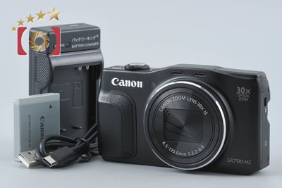 【中古】Canon キヤノン PowerShot SX700 HS ブラック コンパクトデジタルカメラ