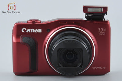 【中古】Canon キヤノン PowerShot SX710 HS レッド コンパクトデジタルカメラ