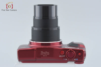 【中古】Canon キヤノン PowerShot SX710 HS レッド コンパクトデジタルカメラ