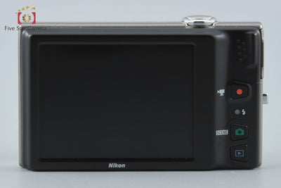 【中古】Nikon ニコン COOLPIX S6100 シャンパンシルバー コンパクトデジタルカメラ