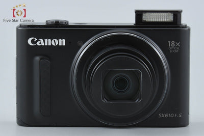【中古】Canon キヤノン PowerShot SX610 HS ブラック コンパクトデジタルカメラ