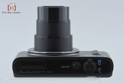【中古】Canon キヤノン PowerShot SX610 HS ブラック コンパクトデジタルカメラ