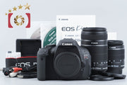 【中古】Canon キヤノン EOS Kiss X5 ダブルズームレンズキット シャッター回数僅少