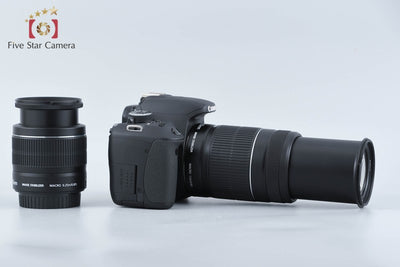 【中古】Canon キヤノン EOS Kiss X5 ダブルズームレンズキット シャッター回数僅少