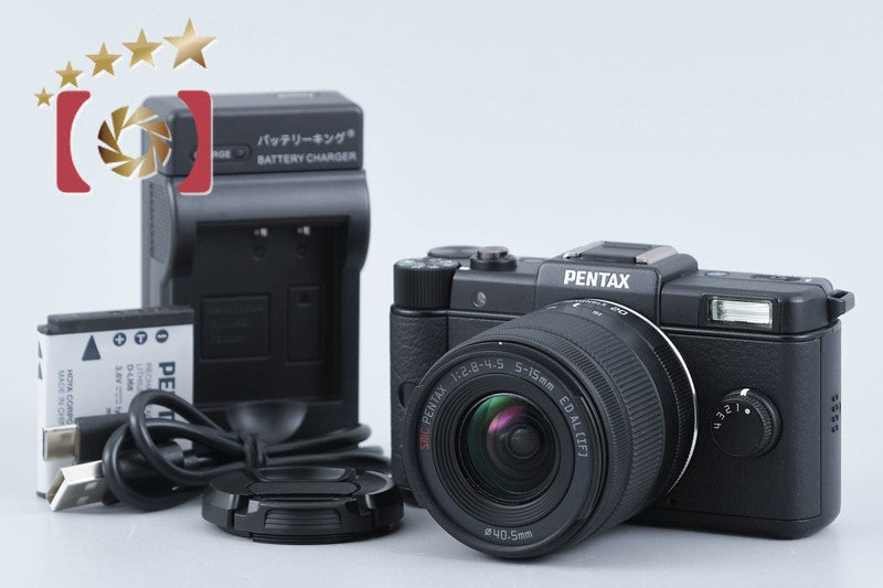 【中古】PENTAX ペンタックス Q ズームレンズキット ブラック シャッター回数僅少