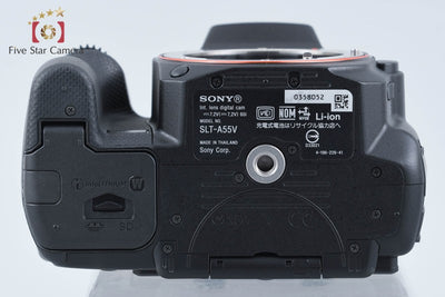 【中古】SONY ソニー α55 SLT-A55V デジタル一眼レフカメラ シャッター回数僅少