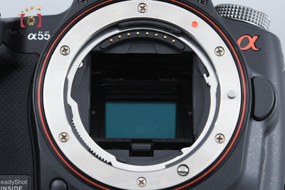 【中古】SONY ソニー α55 SLT-A55V デジタル一眼レフカメラ シャッター回数僅少