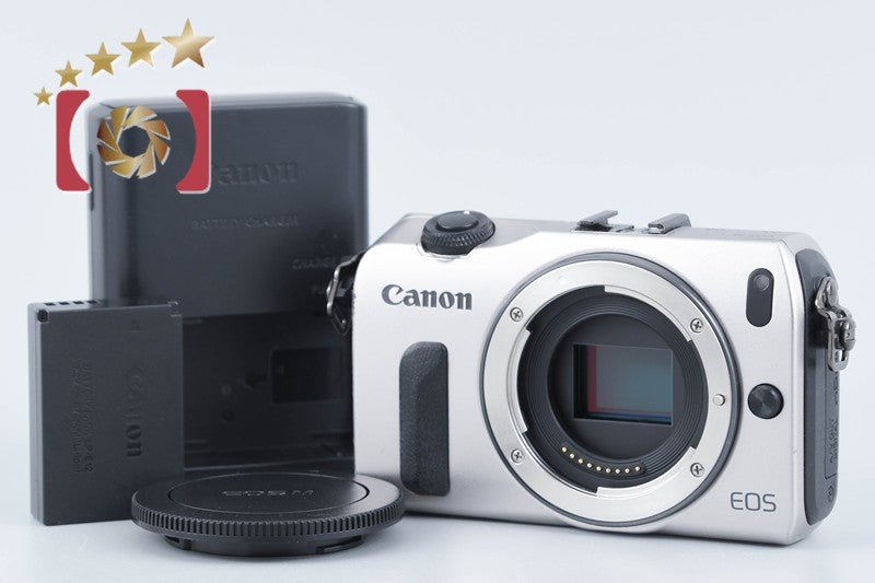 【中古】Canon キヤノン EOS M シルバー ミラーレス一眼カメラ