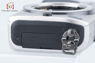 【中古】Canon キヤノン EOS M シルバー ミラーレス一眼カメラ