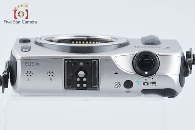 【中古】Canon キヤノン EOS M シルバー ミラーレス一眼カメラ