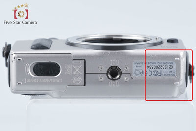 【中古】Canon キヤノン EOS M シルバー ミラーレス一眼カメラ