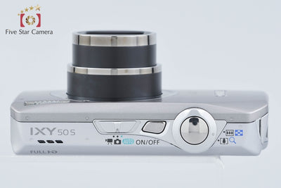 【中古】Canon キヤノン IXY 50S シルバー コンパクトデジタルカメラ