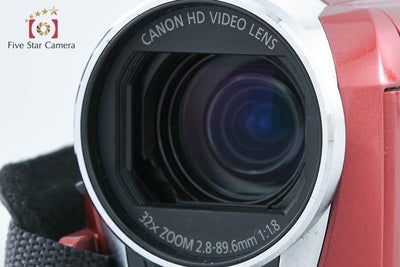 【中古】Canon キヤノン iVIS HF R31 レッド ビデオカメラ